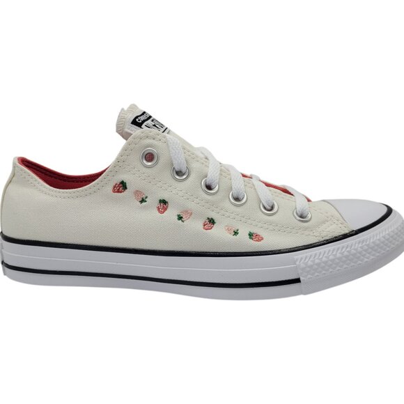 Converse Chuck Taylor All Star Ox Strawberries Low Top Shoes - Picture 2 of 10